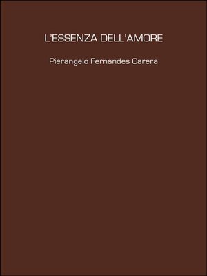 cover image of L'essenza dell'amore